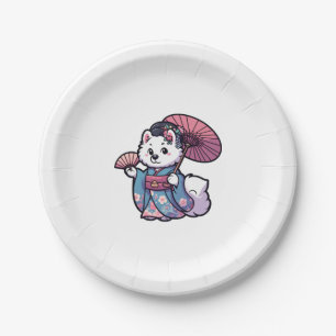 Prato De Papel Samoyed Dog Kimono