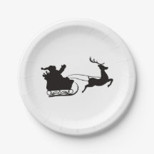 Santa Claus Sleigh e Reindeer