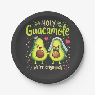 Prato De Papel Santa Guacamole, somos noiva de Casais Envolvidos