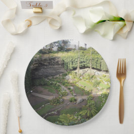 Prato De Papel Santuário Oculto de Umpherston Sinkhole