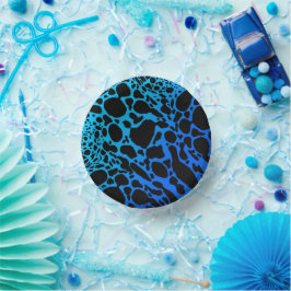 Prato De Papel Sapo Dart Azul