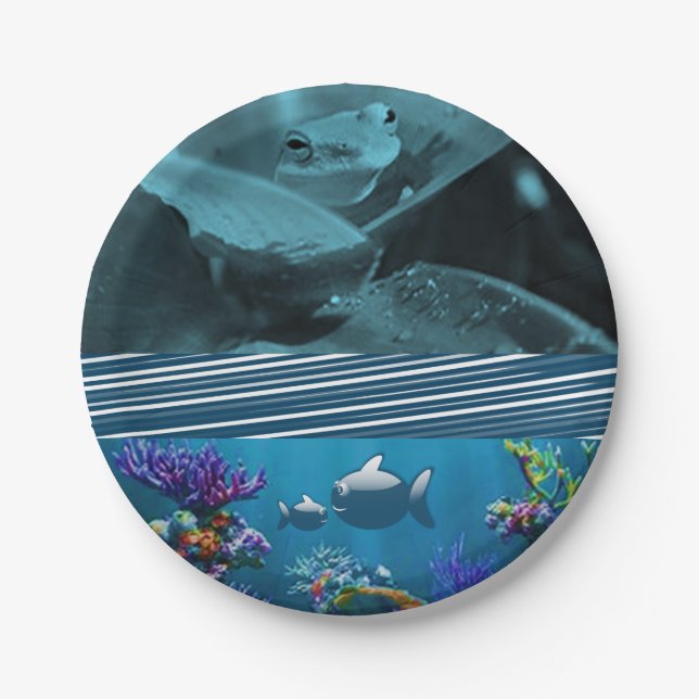 Prato De Papel Sapo de placas de papel (Frente)