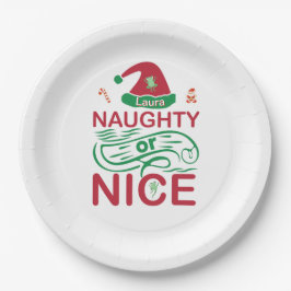 Prato De Papel Sapos de Natal malvados ou bonitos com Papai noel