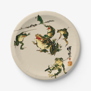 Prato De Papel Sapos impertinentes