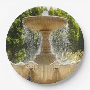 Prato De Papel Sausalito Fountain California Viagem Fotografia