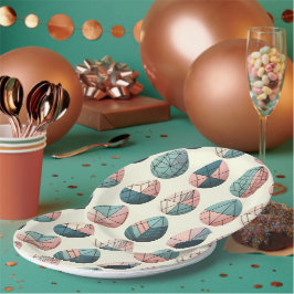 Prato De Papel Scandinavian Easter Egg Paper Plates