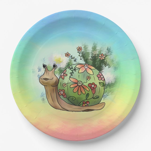 Prato De Papel Schnecke am Teich  (Frente)