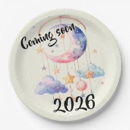 Prato De Papel Schwangerschaft baby 2026 Wolken mobile 