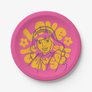 Prato De Papel Scooby-Doo Daphne se ame