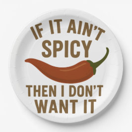 Prato De Papel 🔥 Se não for picante, não quero!