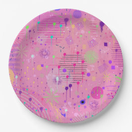 Prato De Papel Seasonal Fruit Salad: Abstract Painting