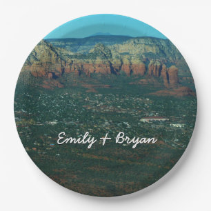 Prato De Papel Sedona e Pote de café de cima