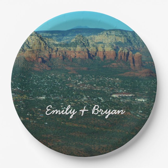 Prato De Papel Sedona e Pote de café de cima (Frente)