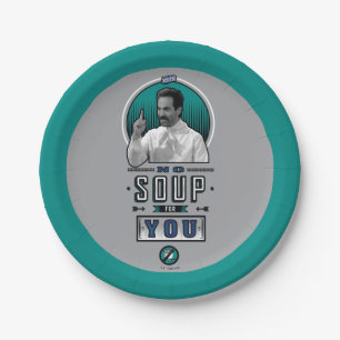 Prato De Papel Seinfeld Sem Sopa Para Você Gráfico