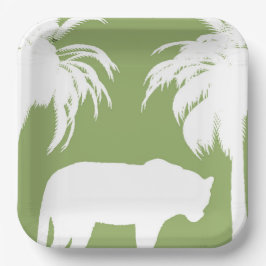 Prato De Papel Selva verde