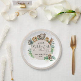 Prato De Papel Selvagem Selvagem Animal Selvagem Selvagem Selvage