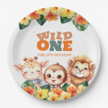 Selvagem Um Aniversário de 1 ano Safari Leão Giraf