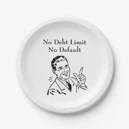 Prato De Papel Sem Limite de Dívida, Sem Padrão