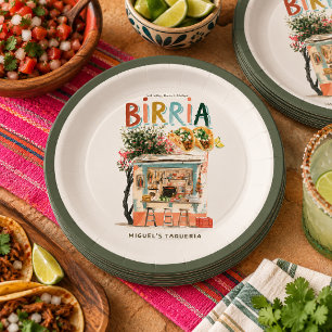 Prato De Papel Sempre há Birria Family Taqueria