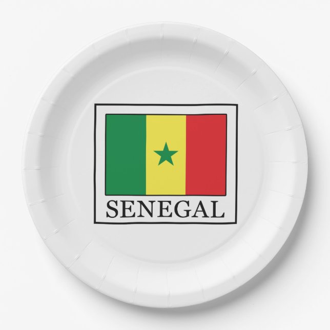 Prato De Papel Senegal (Frente)