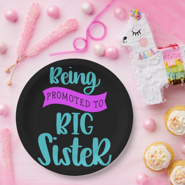 Prato De Papel Ser Promovido À Irmã Grande (Festa)