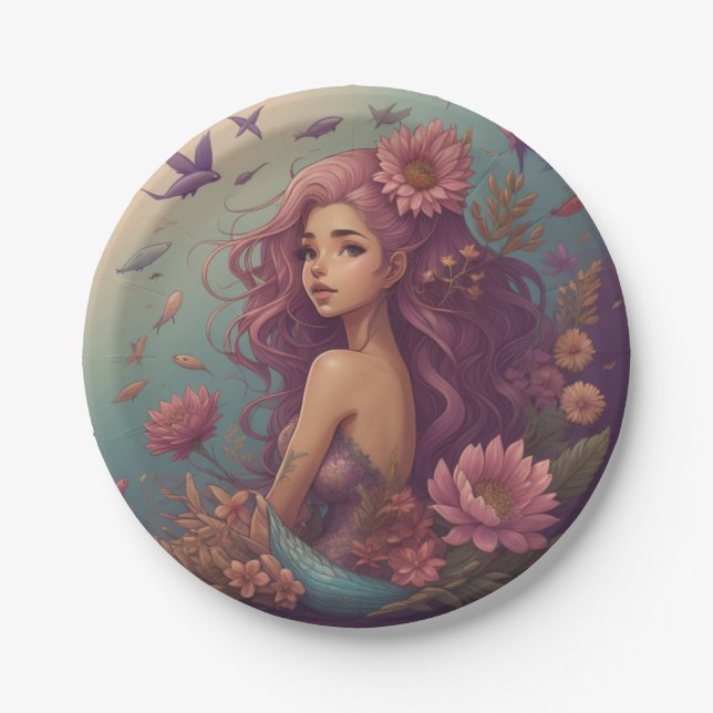 Prato De Papel Sereia (Frente)