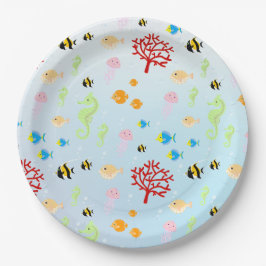 Prato De Papel Sereia e amigos, Festa de aniversário feminino