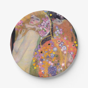 Prato De Papel Serpentes de Água, Gustav Klimt