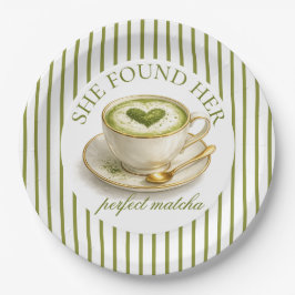 Prato De Papel She Found Her Perfect Matcha Bridal Shower 