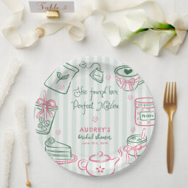 Prato De Papel She Found Her Perfect Matcha Green Bridal Shower N