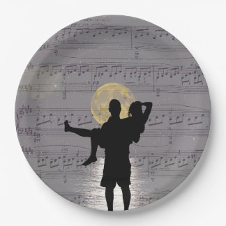 Prato De Papel Sheet Music Paper Plates