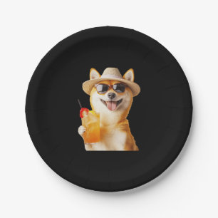 Prato De Papel Shiba Inu