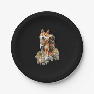 Prato De Papel Shiba Pitbull Inu
