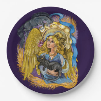 Prato De Papel Símbolo Virgo Zodiac