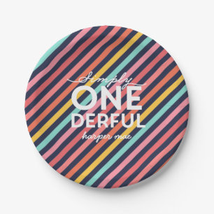 PRATO DE PAPEL SIMPLESMENTE ONEDERFUL MARAVILHOSO