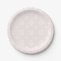 Sinal de Paz de Aniversário Hippie Surf Retro Rosa