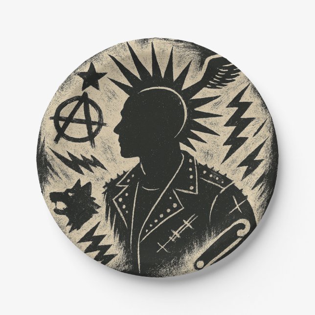 Prato De Papel Sinal para a Rebelião (Frente)