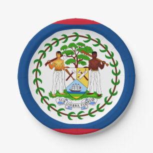 Prato De Papel Sinalizador Belize