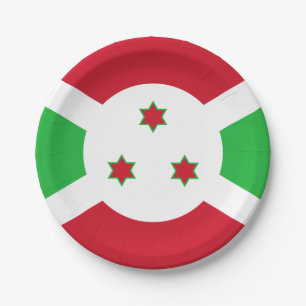 Prato De Papel Sinalizador Burundi