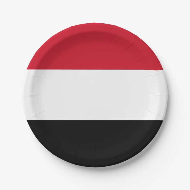 Prato De Papel Sinalizador do Iêmen (Frente)