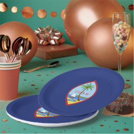 Prato De Papel Sinalizador Guam