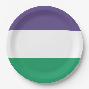 Prato De Papel Sinalizador Suffragette
