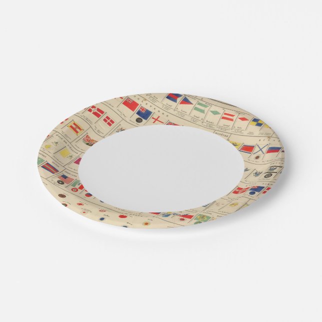 Prato De Papel Sinalizadores, Crachás (Inclinado)