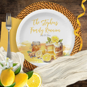 Prato De Papel Sindicato Luscioso da Família Ginger Cake Ginger T