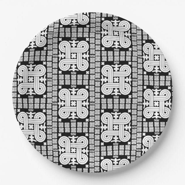 Prato De Papel Sisu Art Finlandês (Frente)