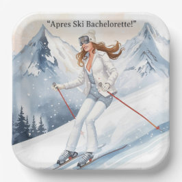 Prato De Papel Ski Bachelorette Weekend Bride on the Slopes