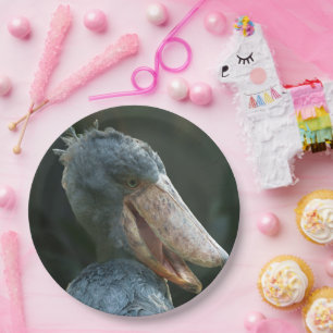 Prato De Papel Smiling Shoebill