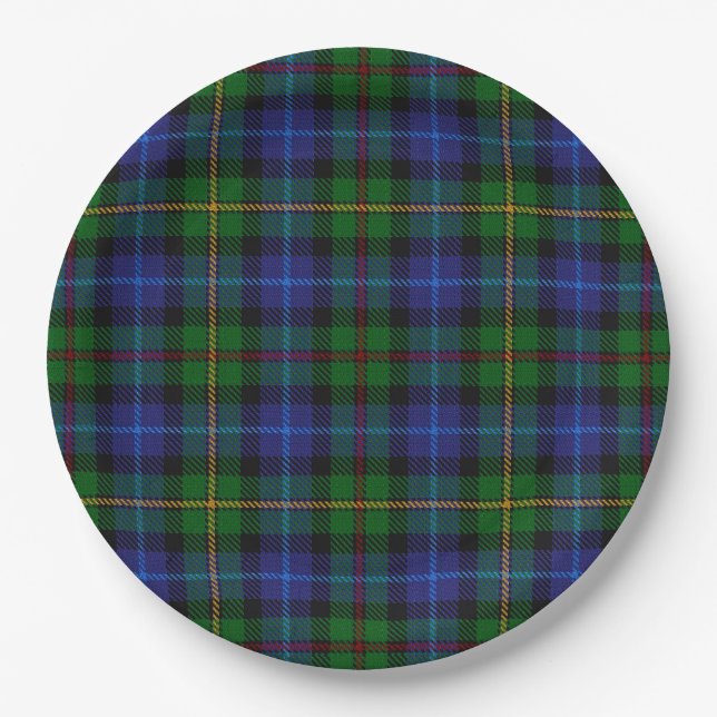 Prato De Papel Smith Tartan (Frente)