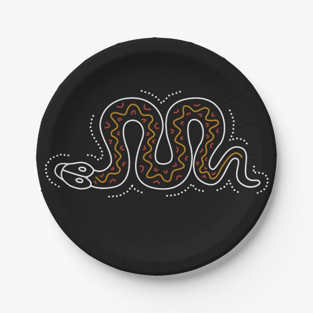 Prato De Papel Snkae pontilhou o design (Frente)