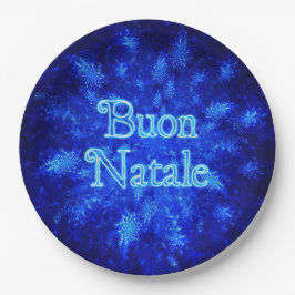 Prato De Papel Snowburst - Buon Natale